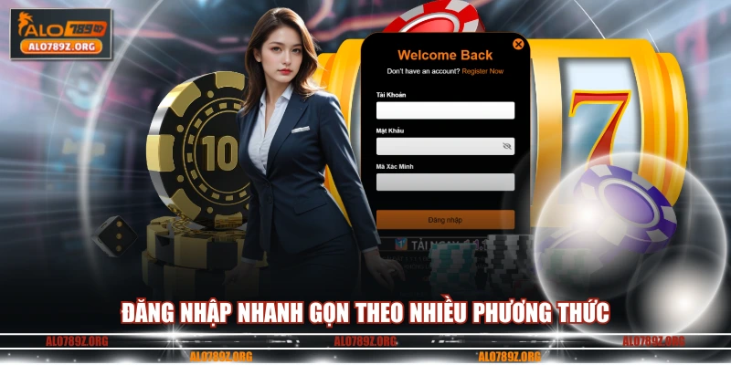 Đăng nhập nhanh gọn theo nhiều phương thức